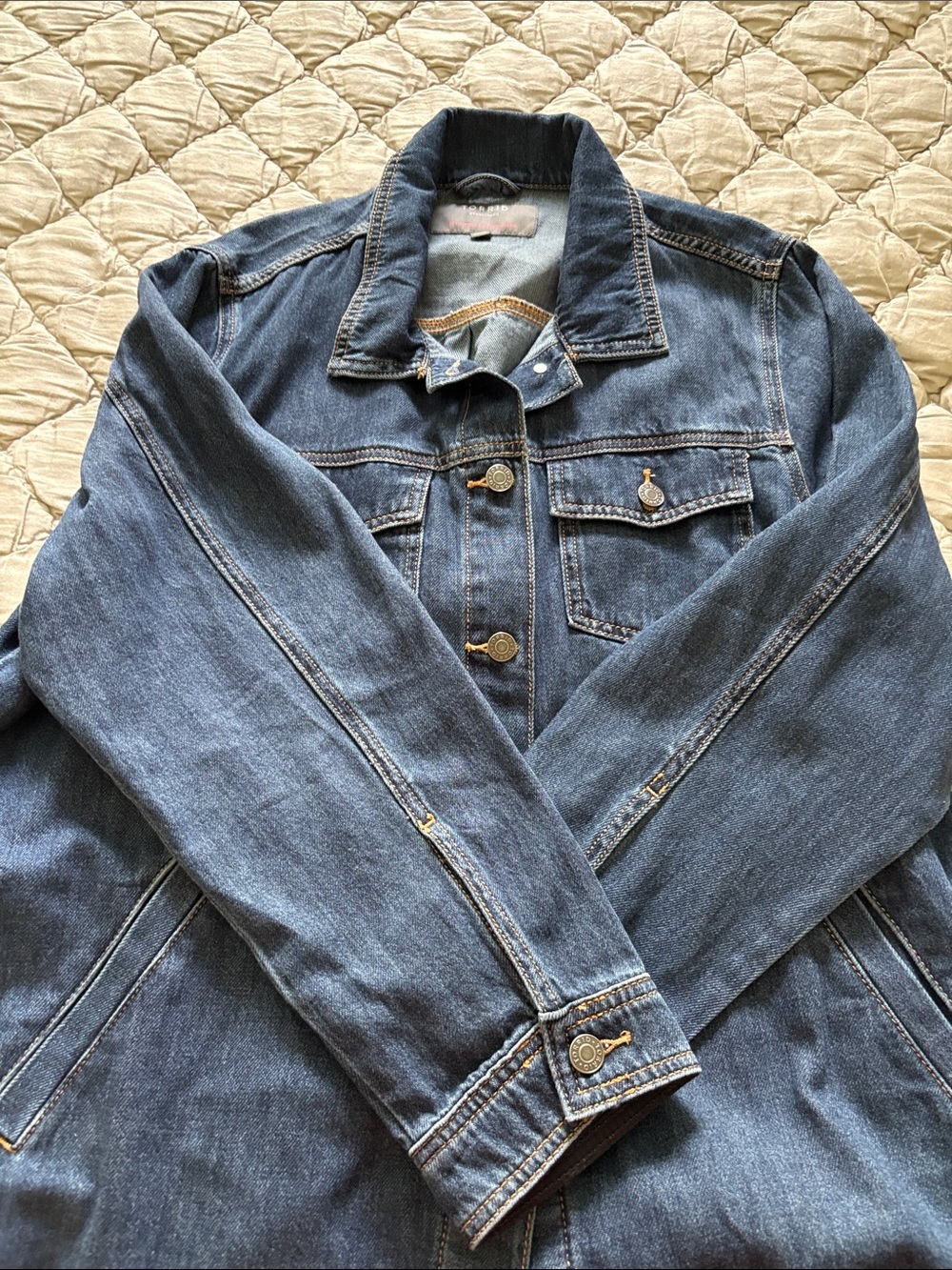 torrid Dark Blue Denim Trucker Jacket